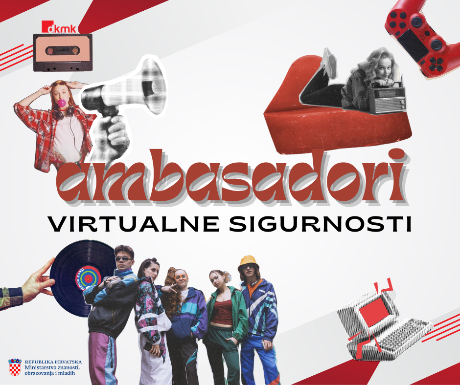 Ambasadori virtualne sigurnosti na drugom su sastanku s DKMK-om i Pragmom raspravljali o online trendovima, AI zloupotrebi i izradi plakata za prevenciju elektroničkog nasilja.